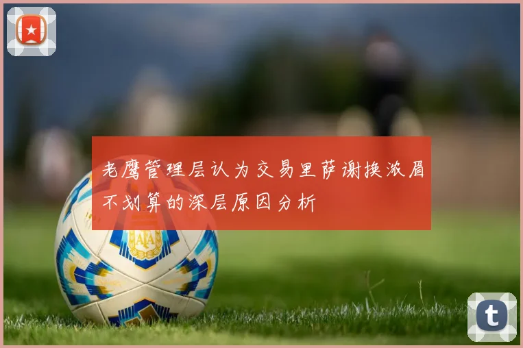 老鹰管理层认为交易里萨谢换浓眉不划算的深层原因分析